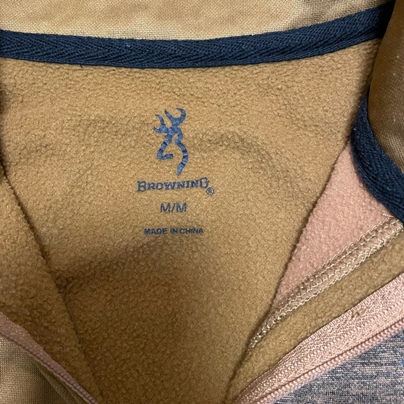 Browning men’s Porter quarter zip long sleeve - Picture 4 of 6
